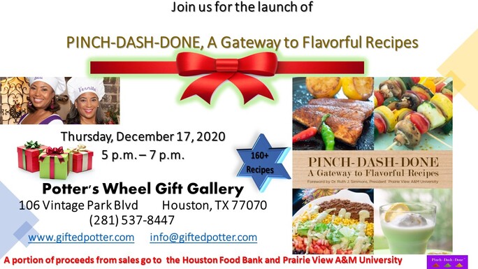 Join us for the launch of Pinch-Dash-Done, A Gateway to Flavorful Recipes